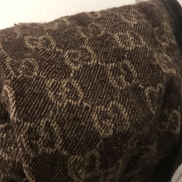 Gucci scarf wool monogram - Picture 5 of 7